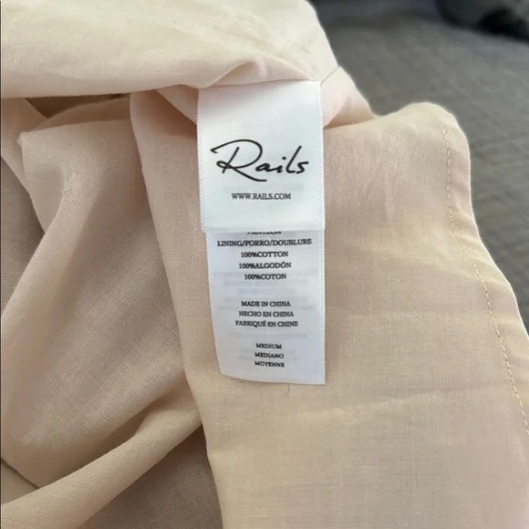 NWT RAILS CLEMENTINE DRESS in Lagos plaid - Picture 5 of 6